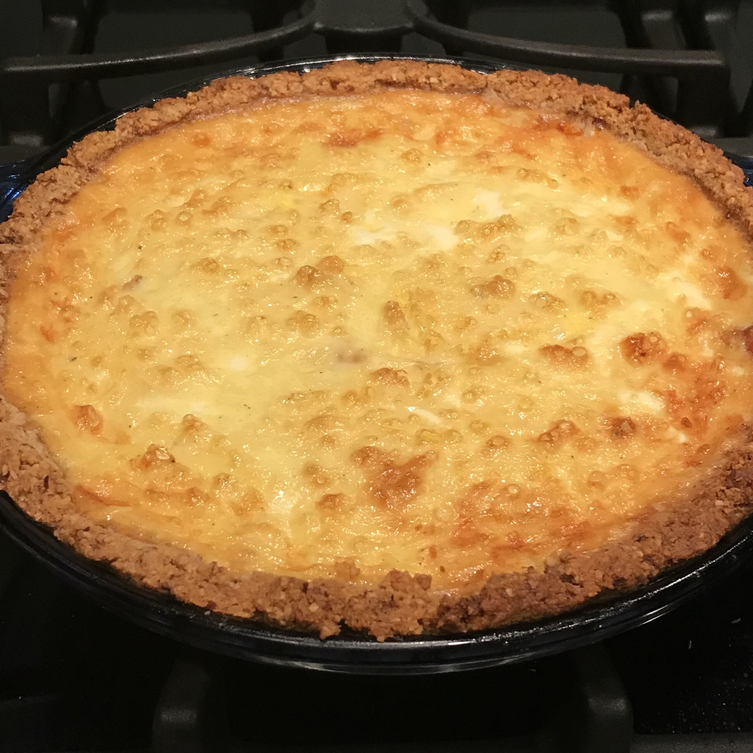 Low Carb and Gluten Free Quiche Lorraine 