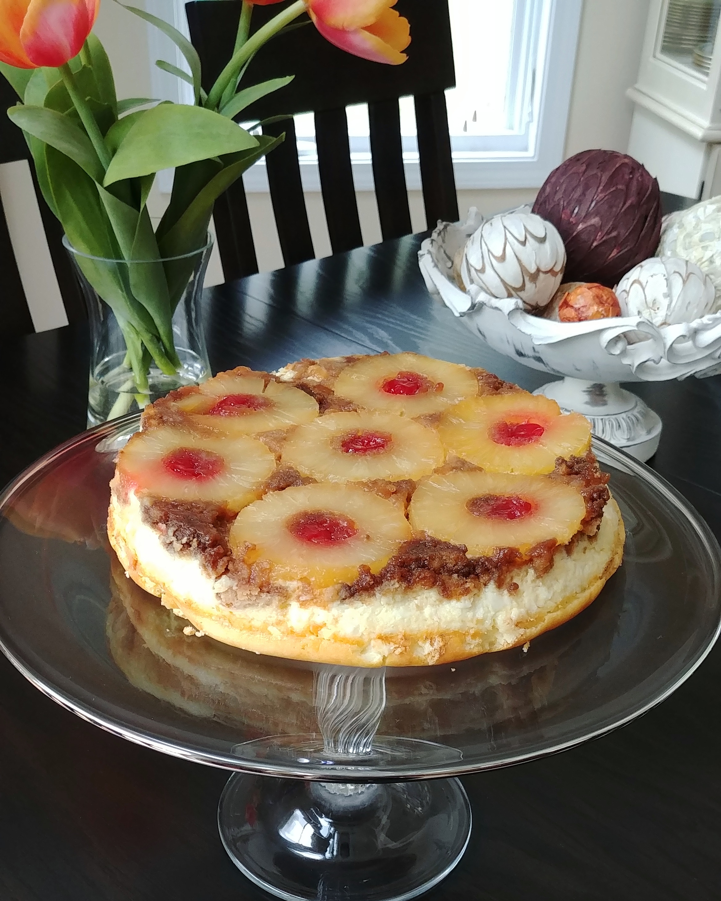 Pineapple Upside-Down Cheesecake Chef Mo