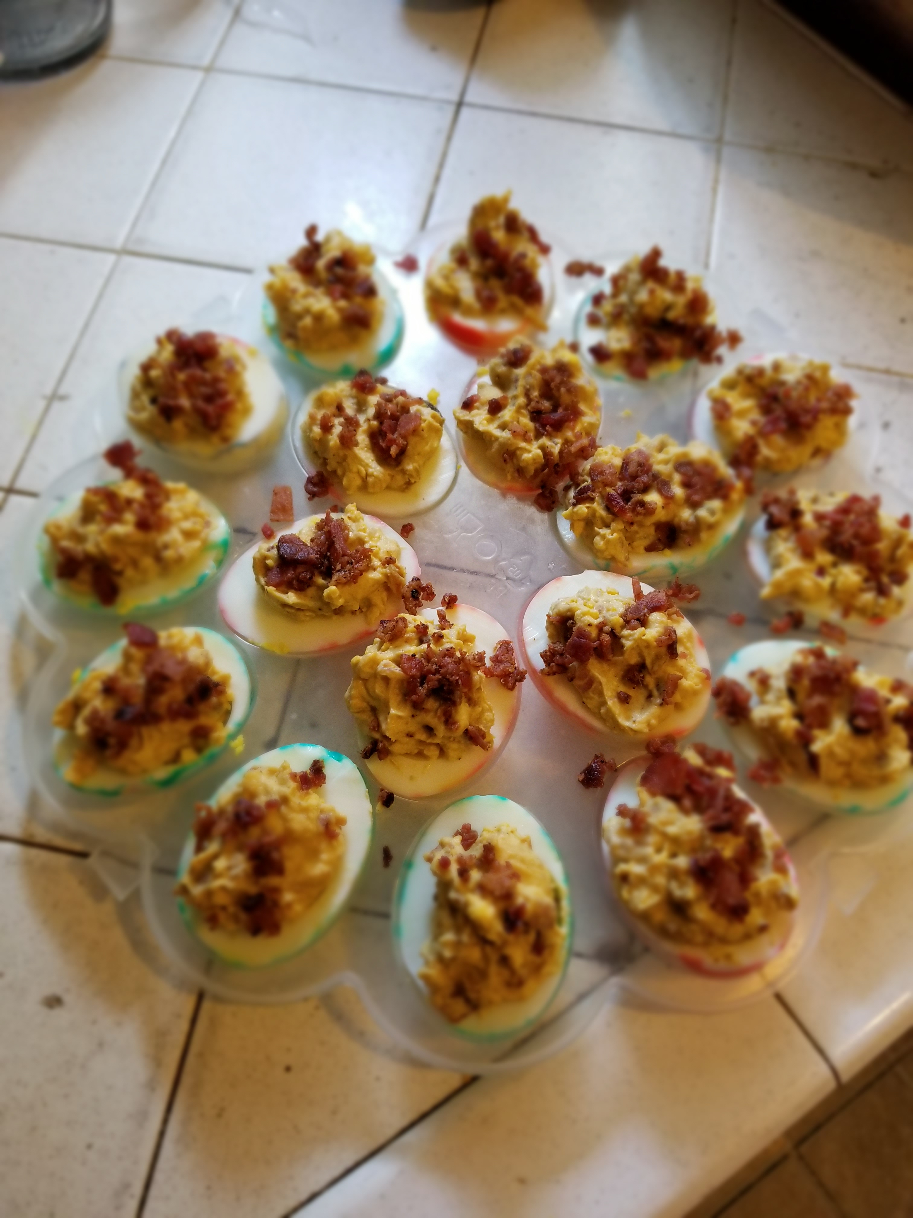 Bacon-Balsamic Deviled Eggs 