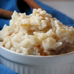 Canadian Maple Rice Pudding