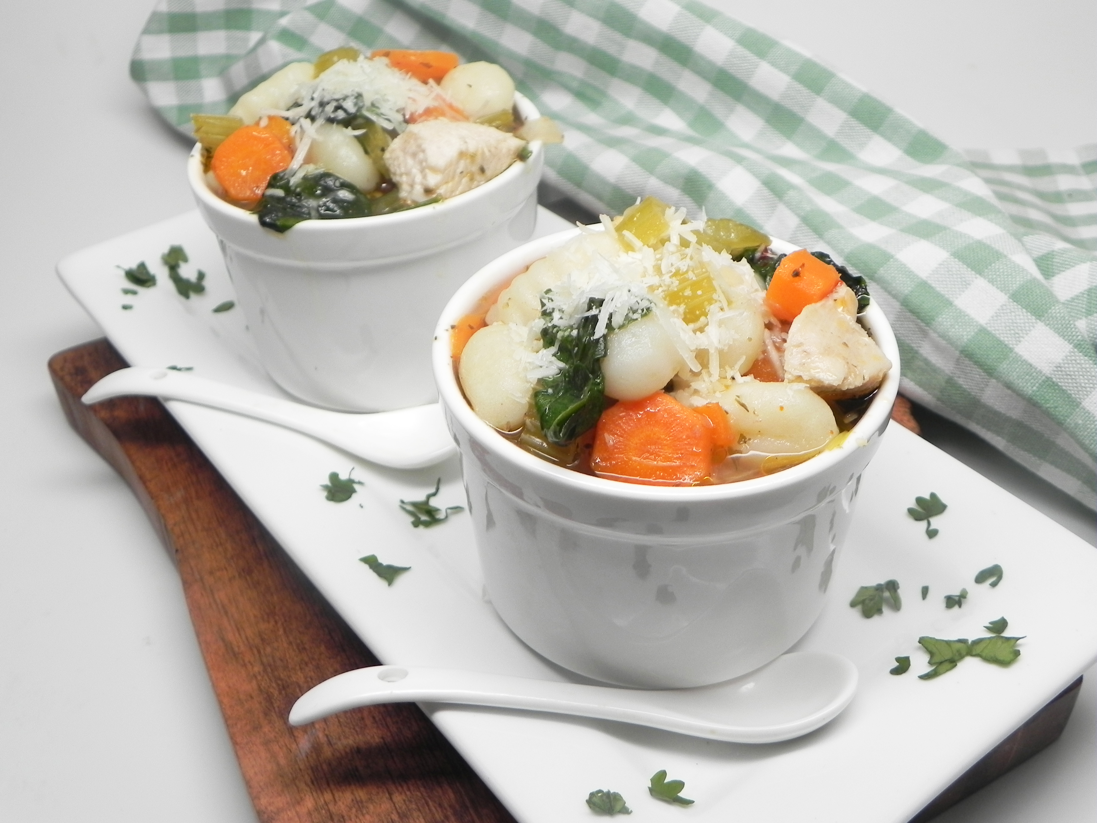 Instant Pot&reg; Dairy-Free Chicken and Gnocchi Soup 