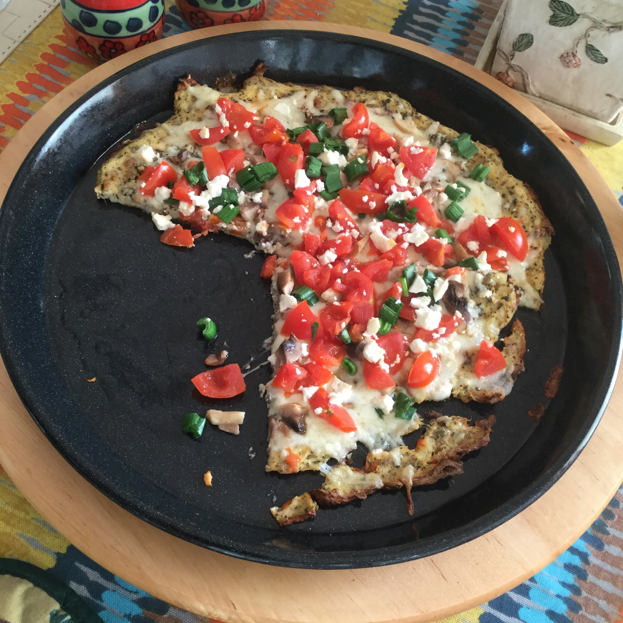 Quick and Easy Cauliflower Crust Personal Pizza Whitney