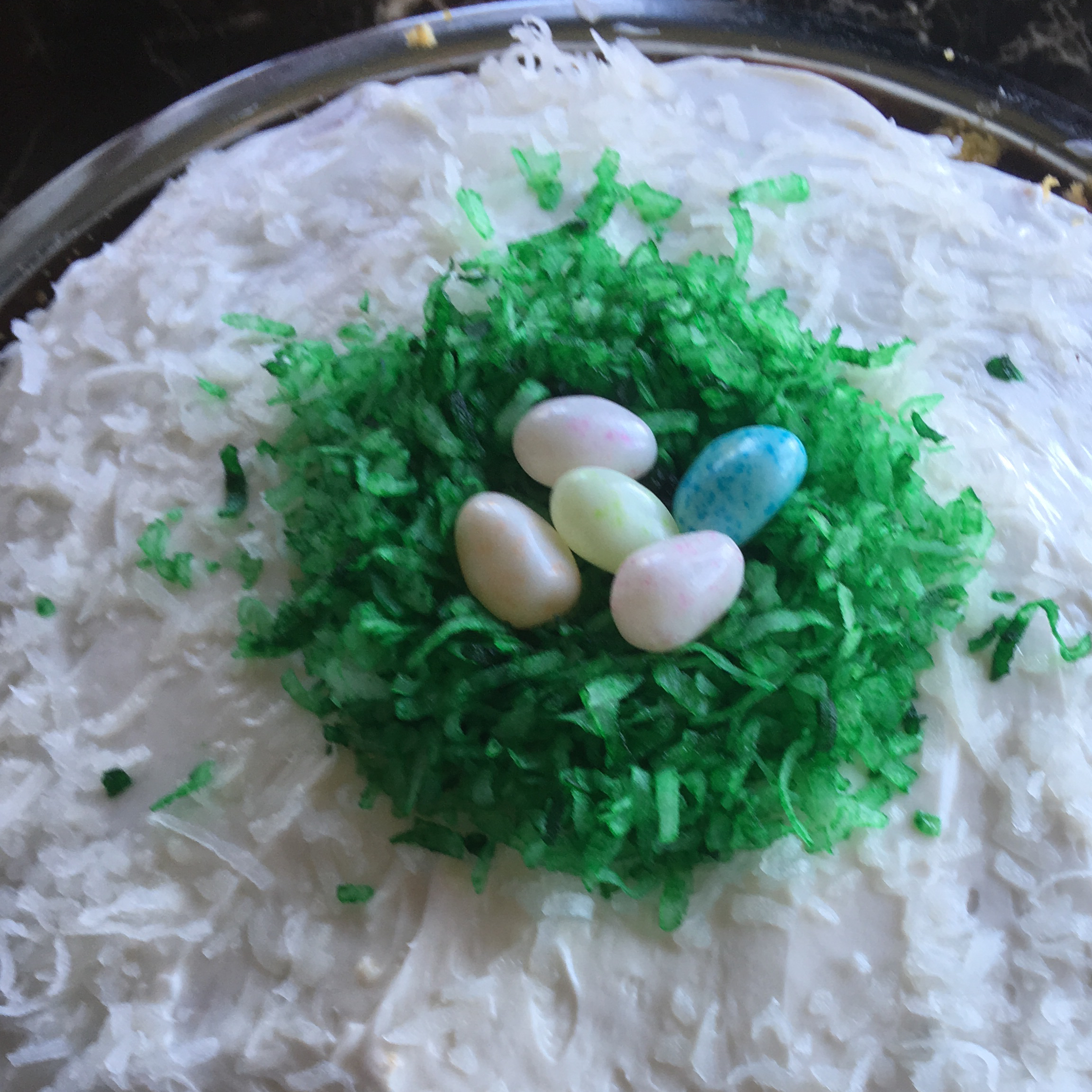 Coconut Easter Cake 