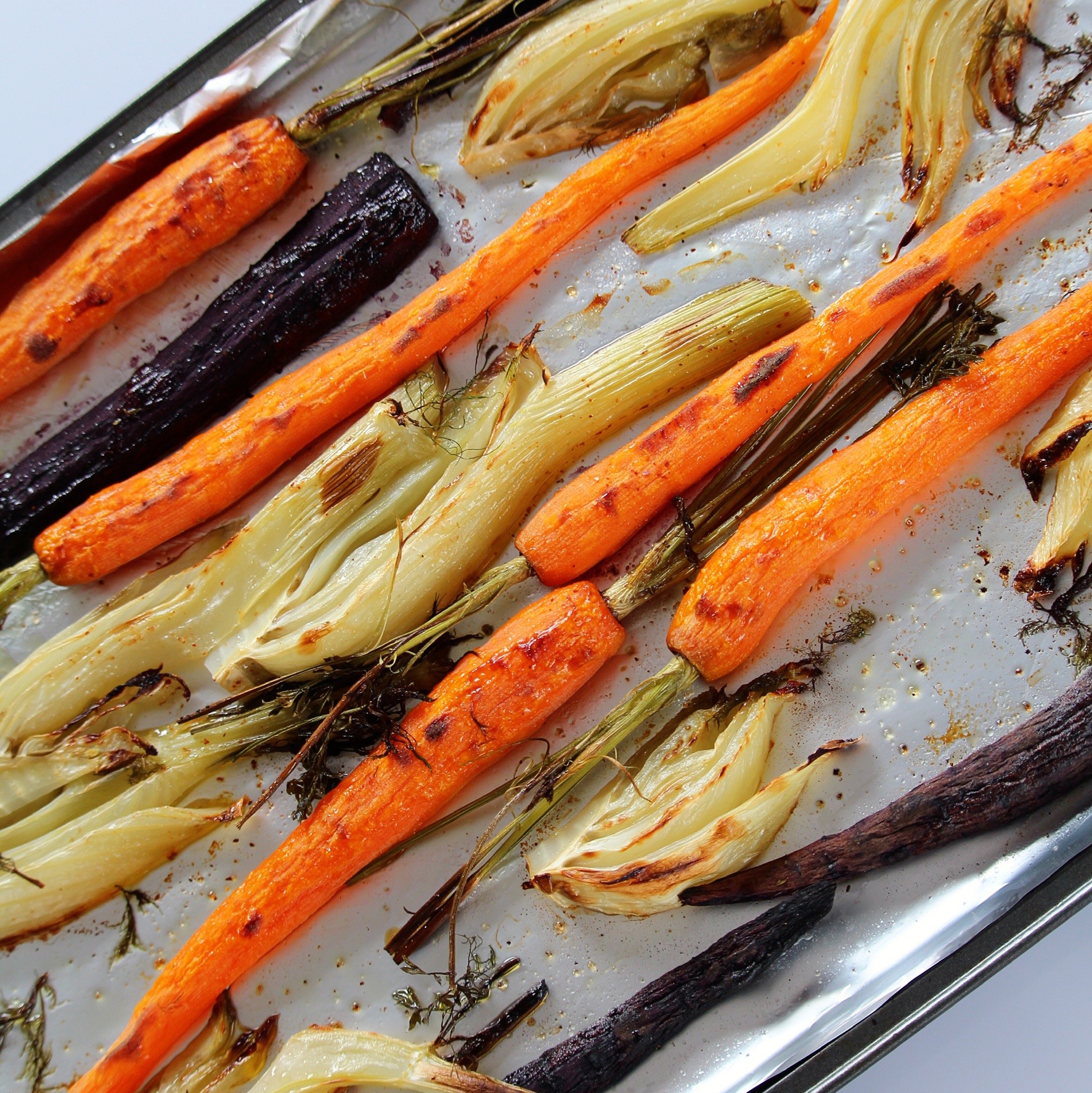 Roasted Fennel and Carrots 