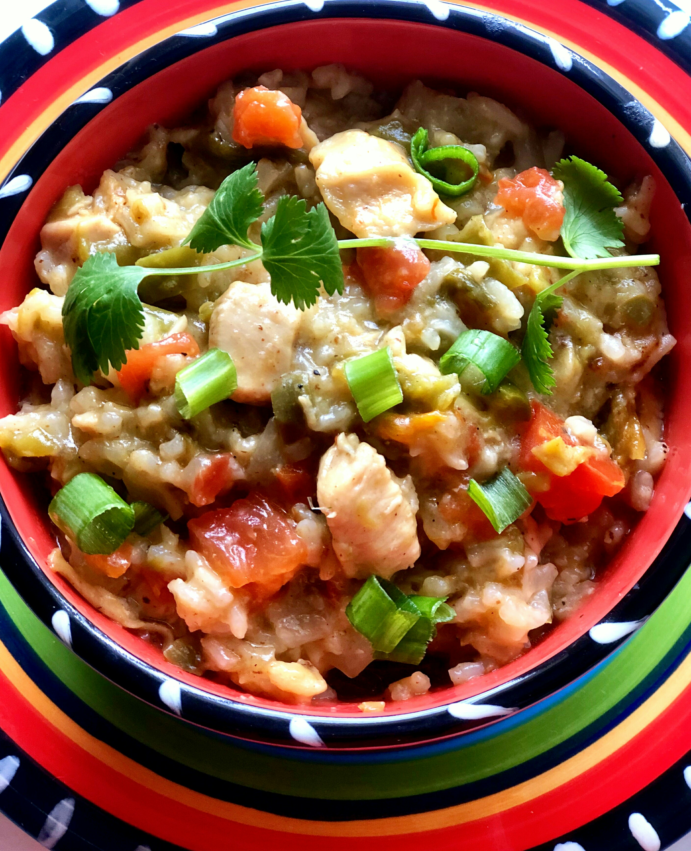 Instant Pot&reg; Green Chili Chicken and Rice