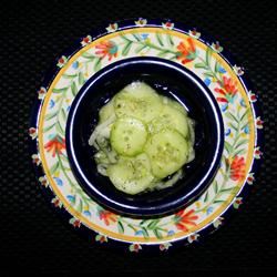 Cucumber Slices With Dill 