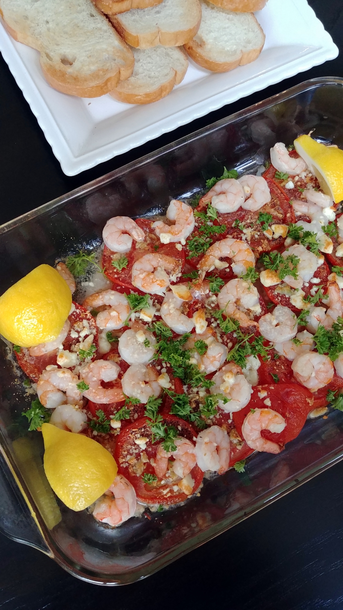 Mediterranean Shrimp with Tomatoes and Feta Chef Mo