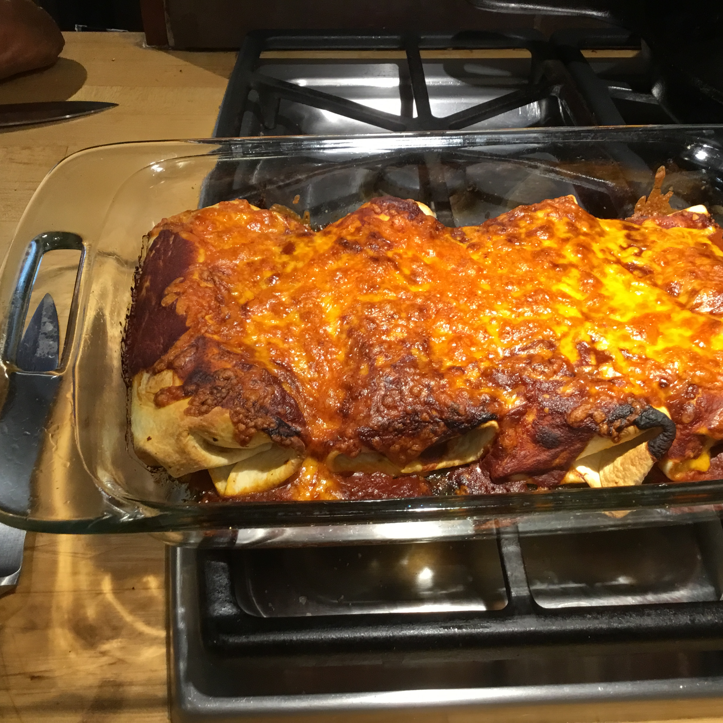 Bacon-Ranch Chicken Enchiladas 