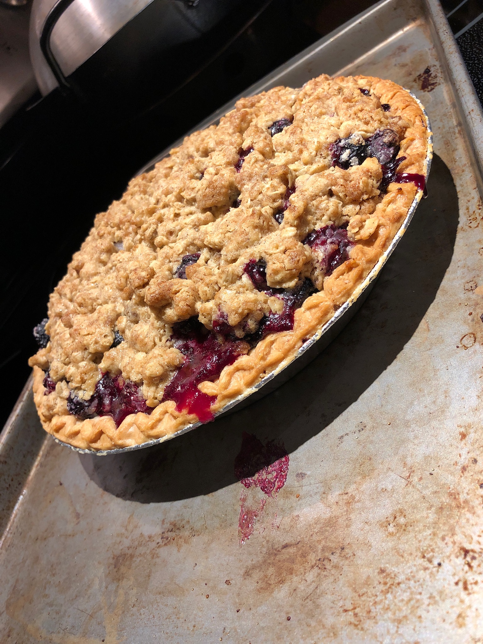 Blueberry Crumb Pie 