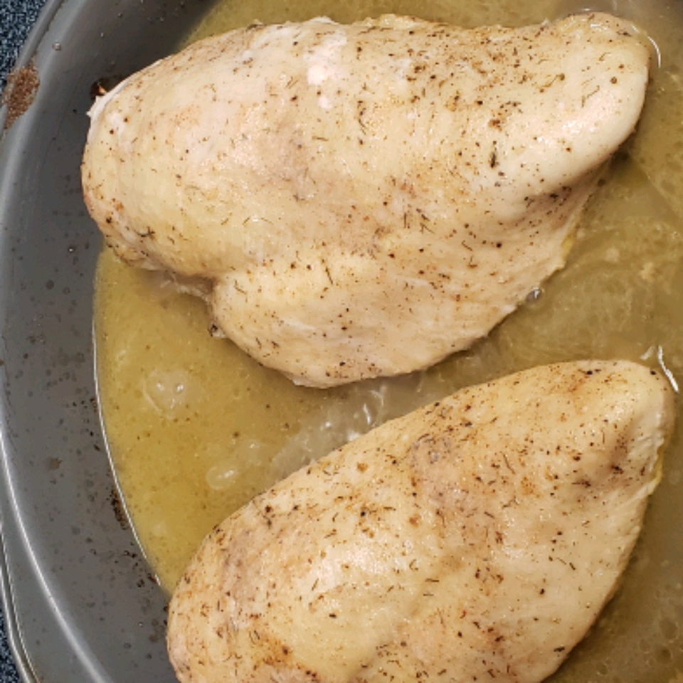 Three-Ingredient Baked Chicken Breasts 