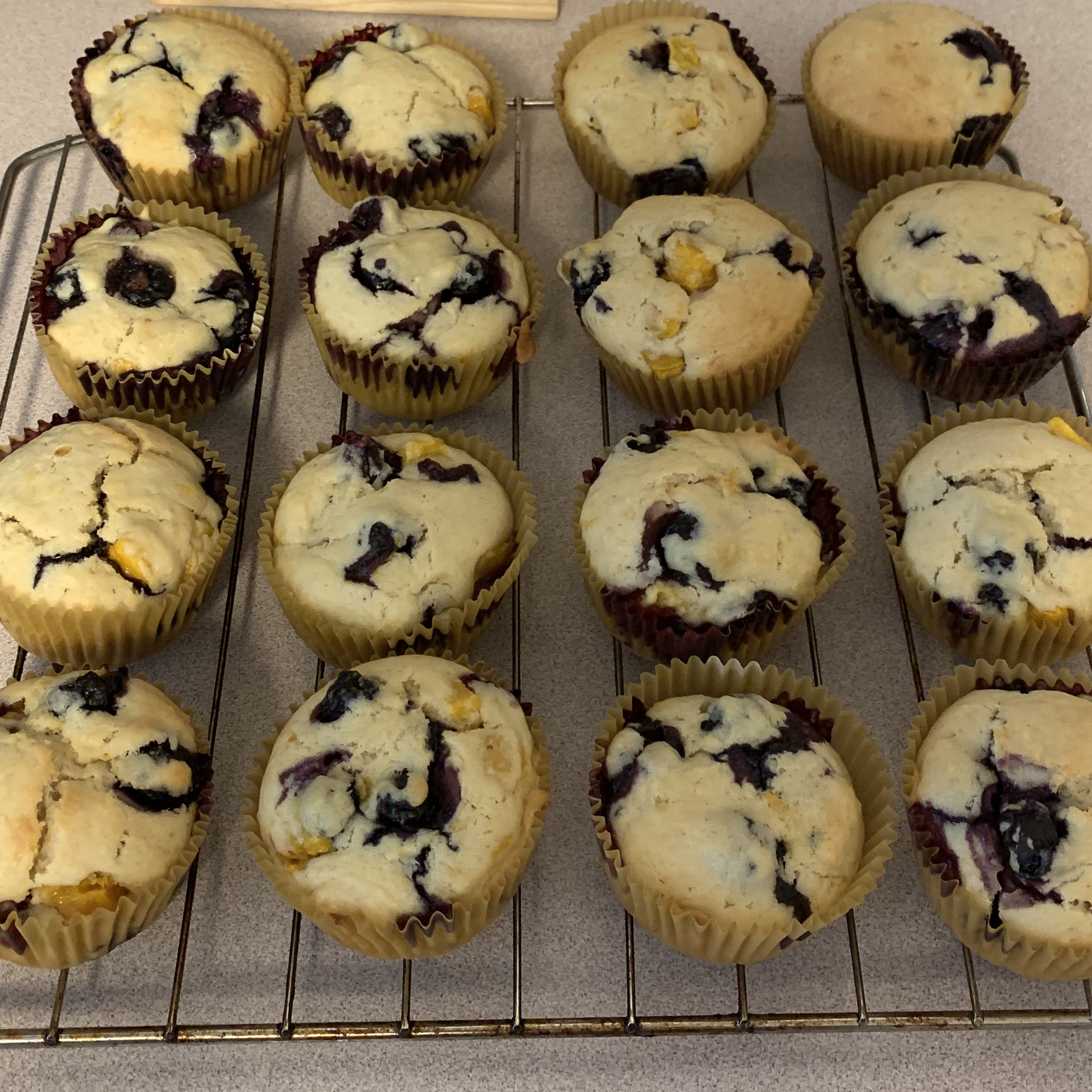 Mango Blueberry Muffins With Coconut Streusel cdworld
