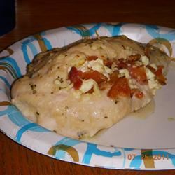 Feta Cheese and Bacon Stuffed Breasts 