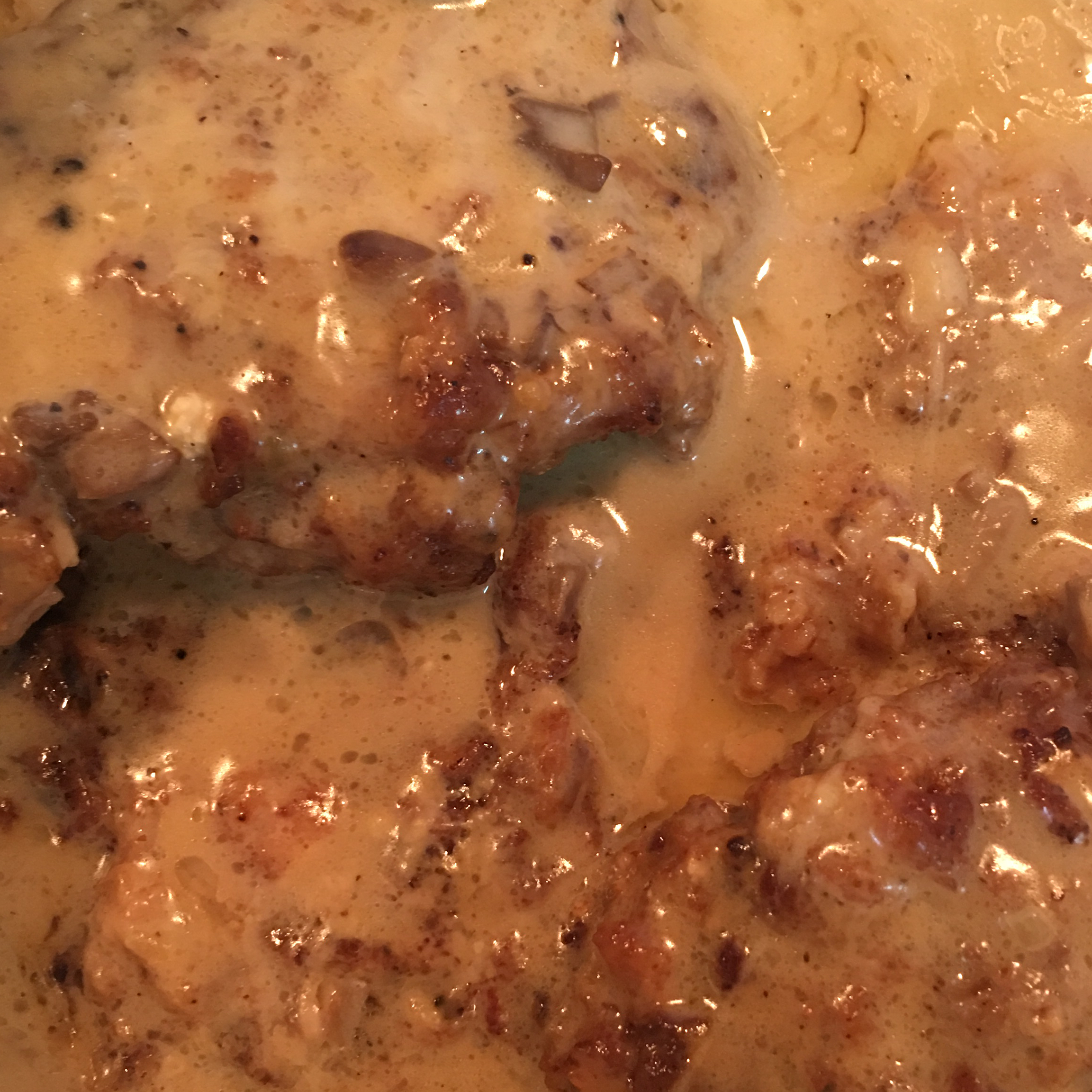 Baked Chicken-Fried Steak with Mushroom Gravy Christy Chronister