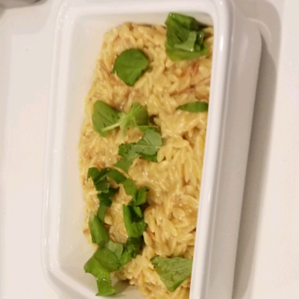 Orzo with Parmesan and Basil