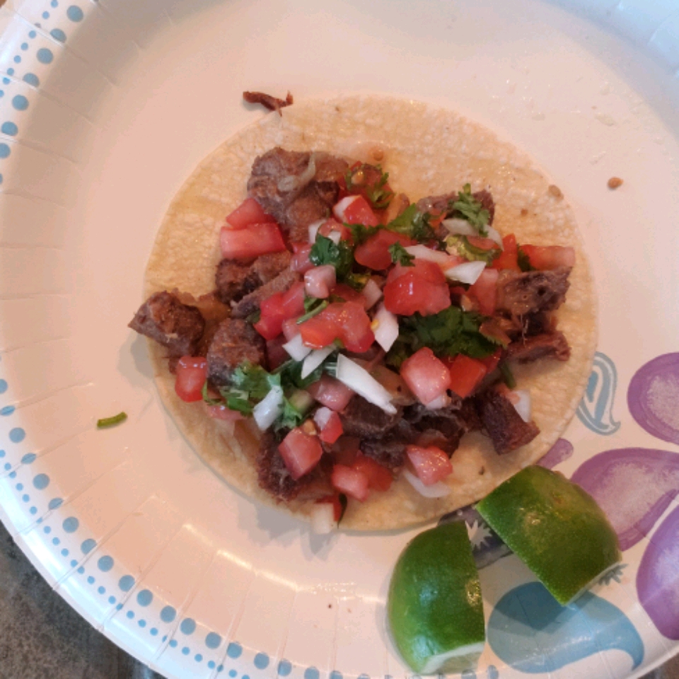 Delicious Beef Tongue Tacos 