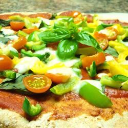 Easy Tomato-Basil Pizza 