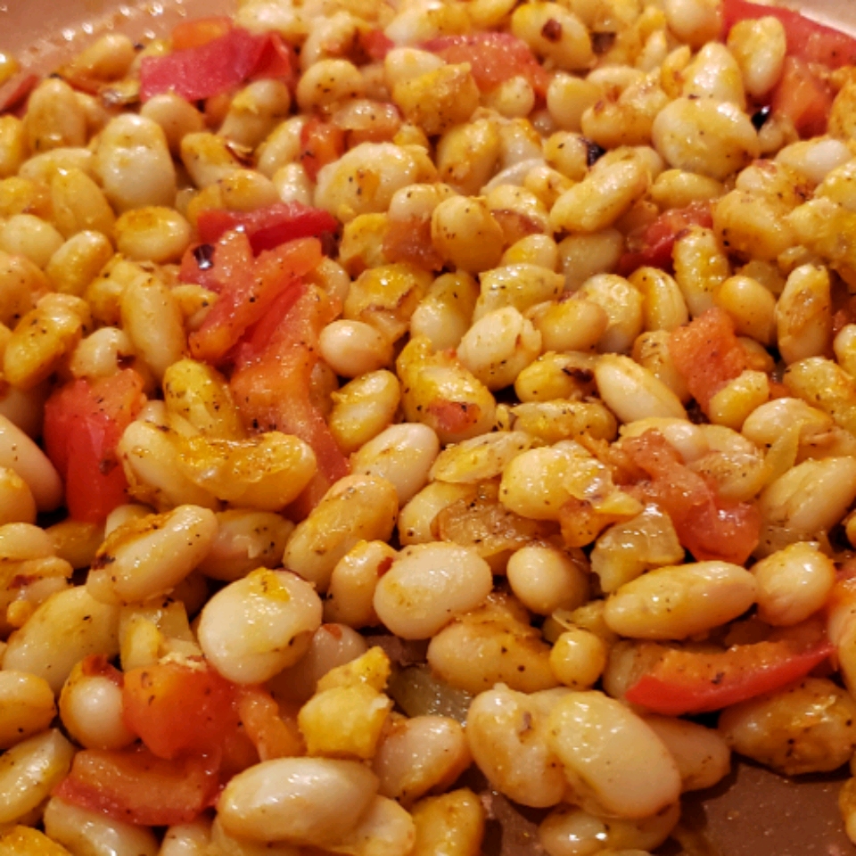 White Beans and Peppers 