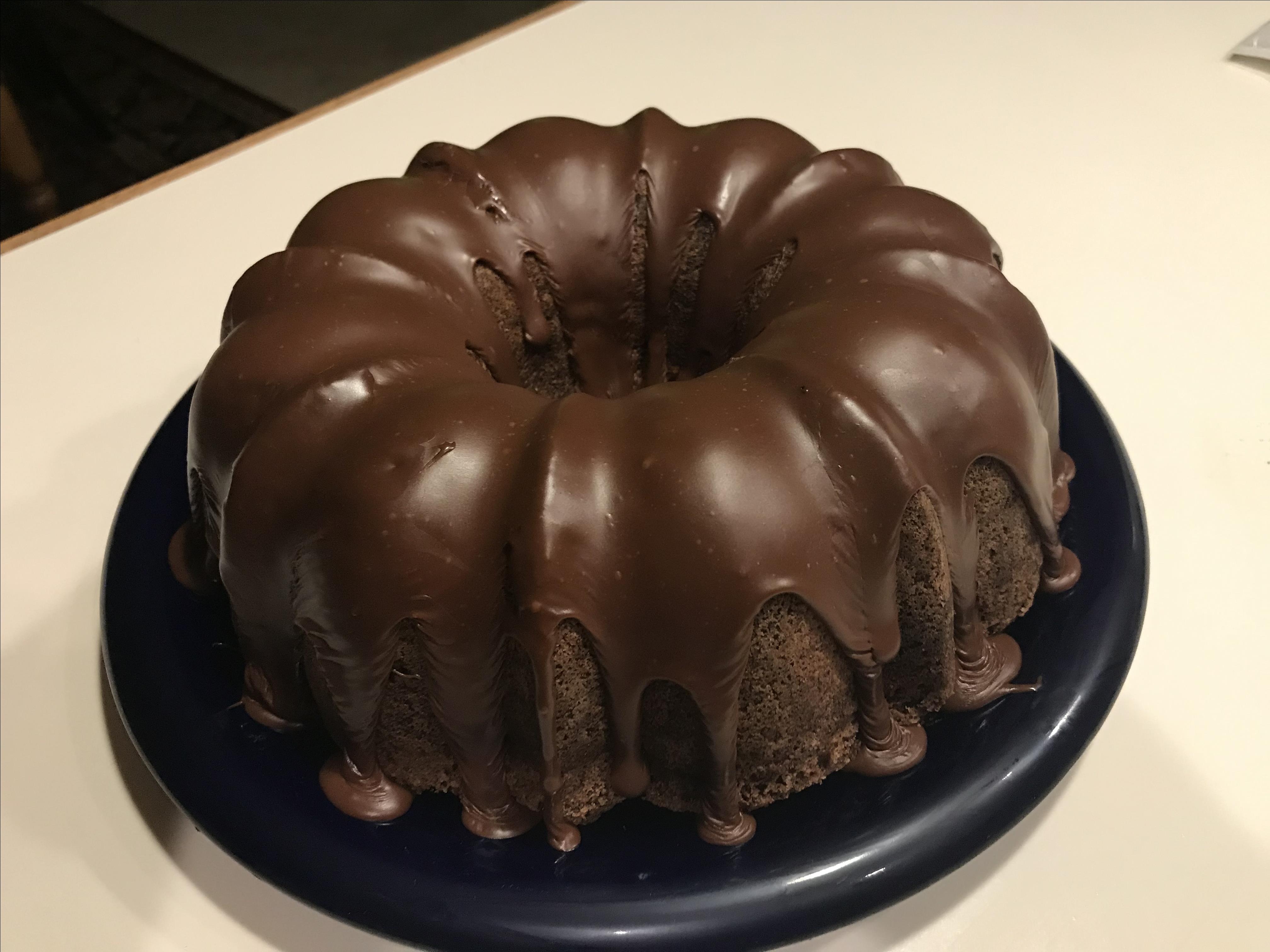 Easy Chocolate Bundt Cake Glaze 