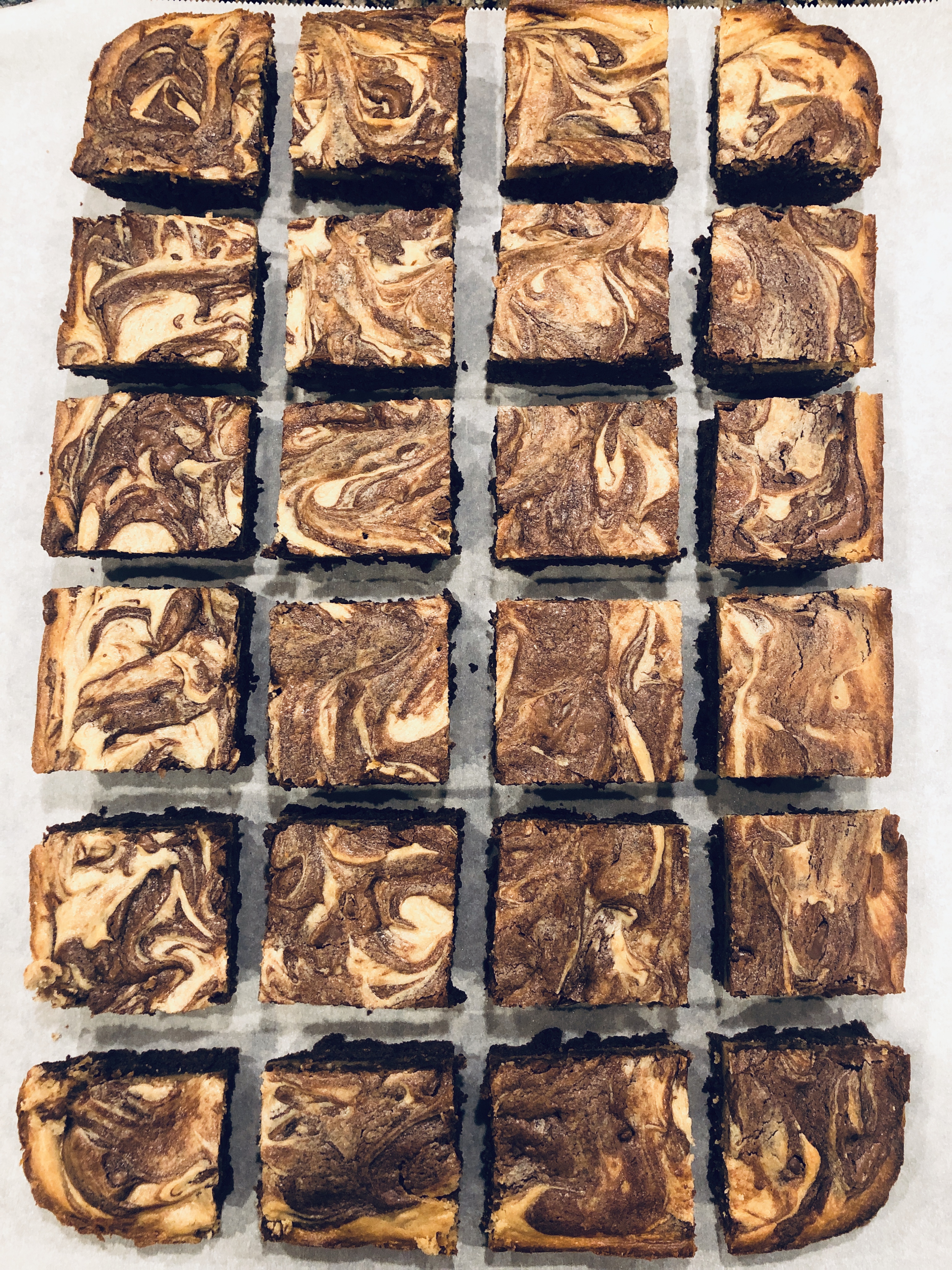 Michelle's Peanut Butter Marbled Brownies