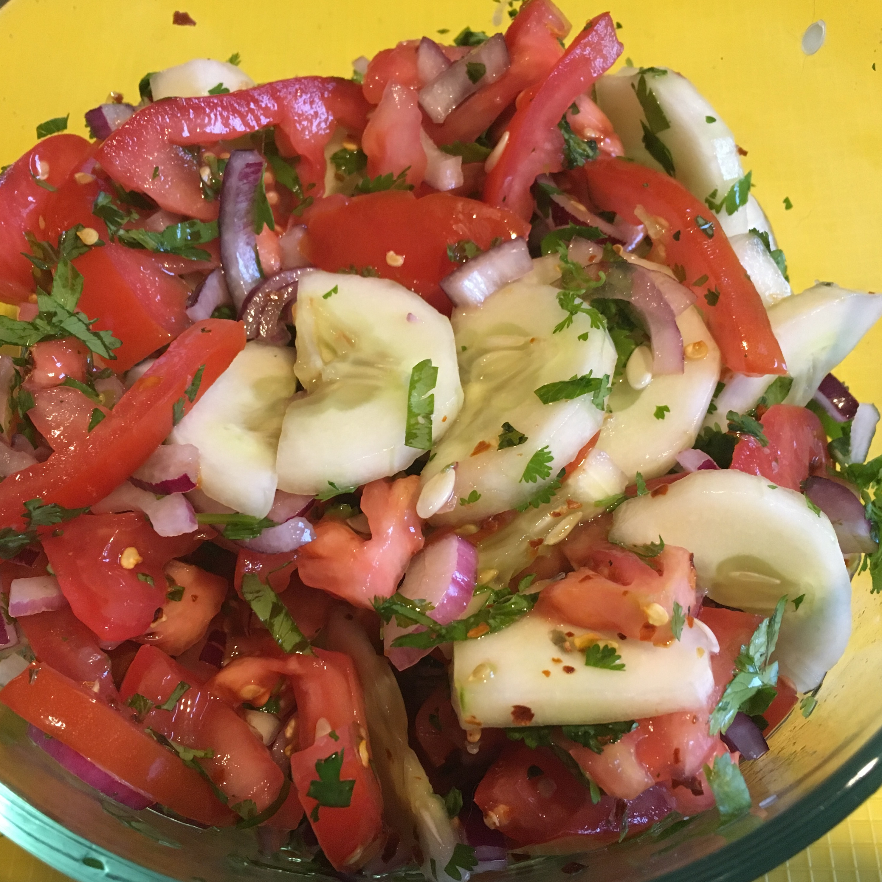 Cucumber, Tomato, and Red Onion Salad NNancy1964