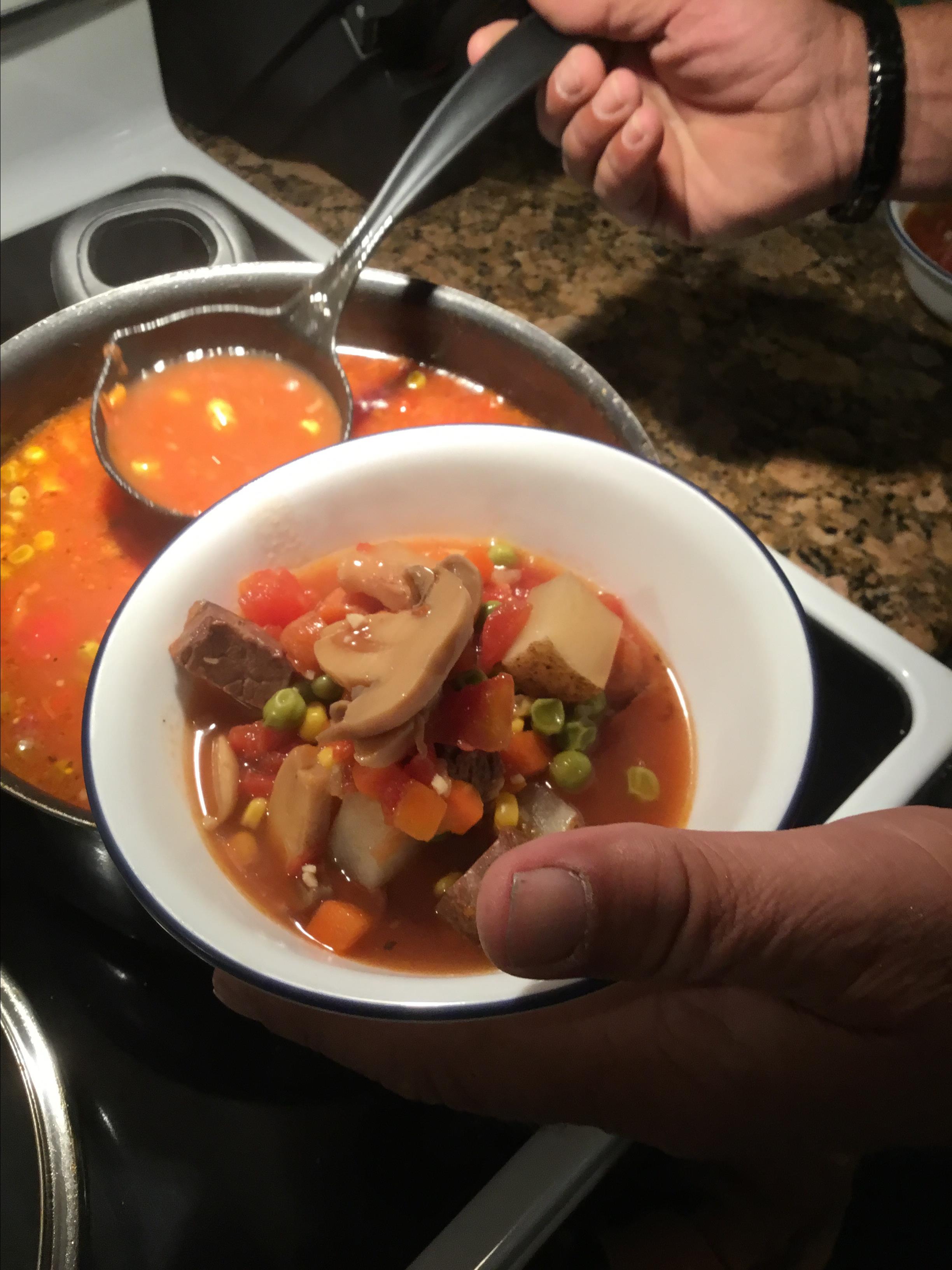 Easy Vegetable Beef Soup 