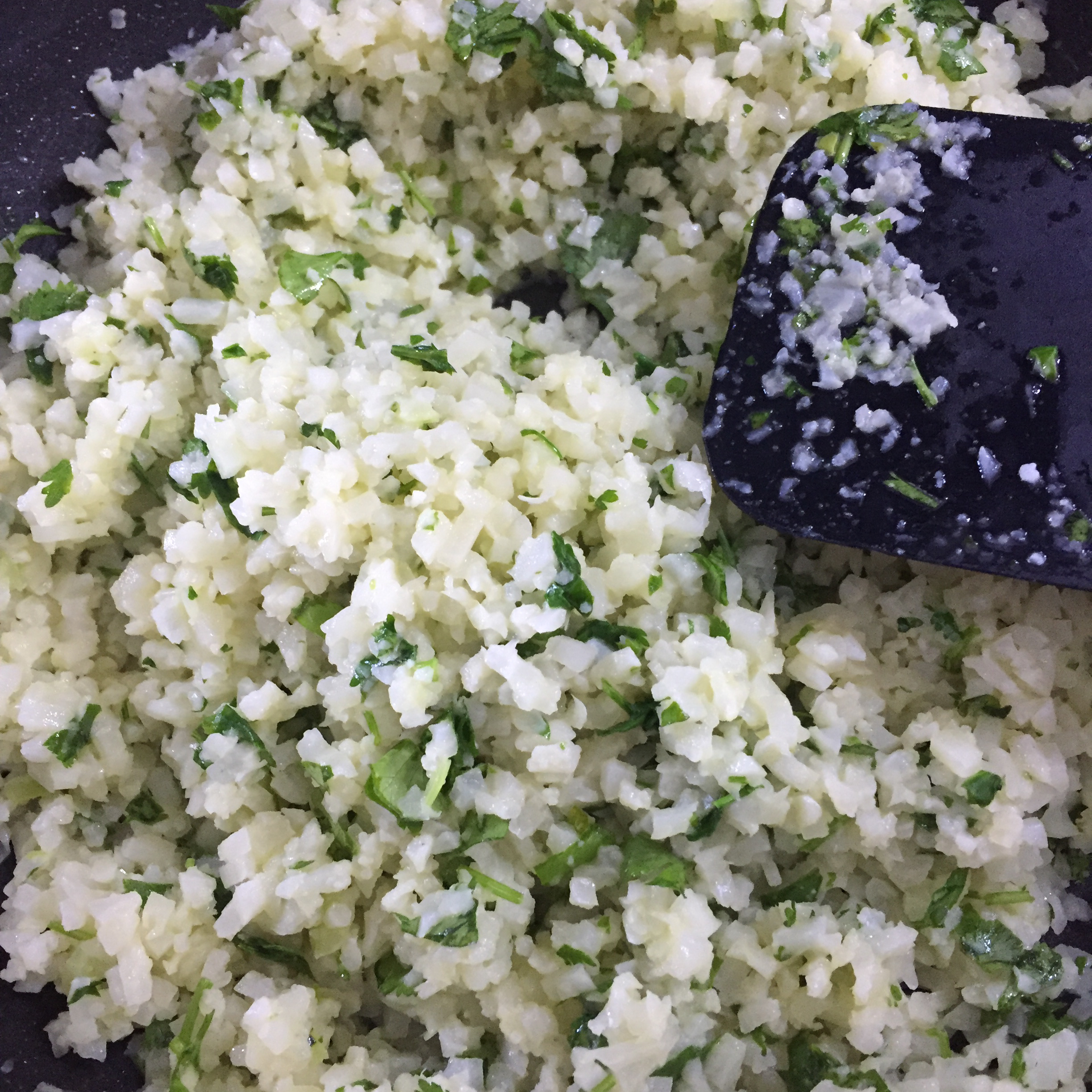 Lime Cilantro Cauliflower Rice 