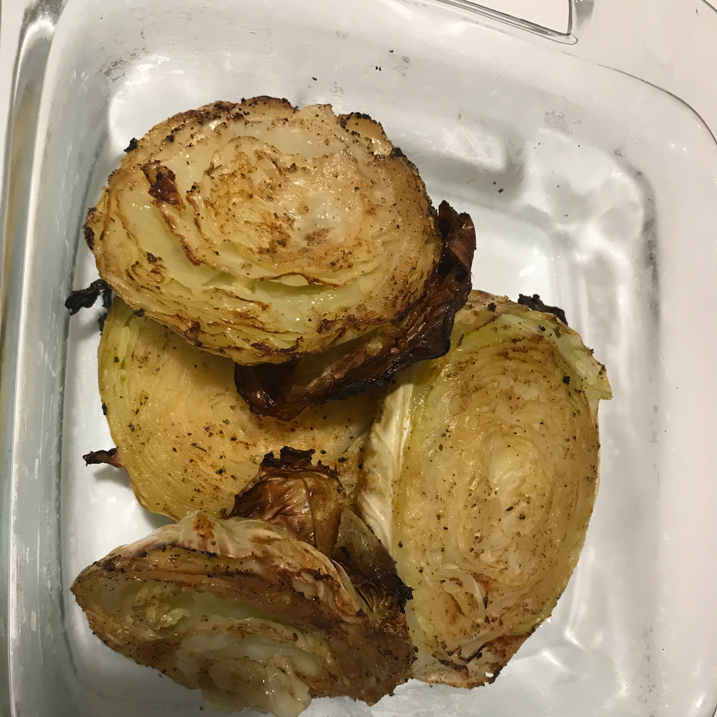 Roasted Cabbage 