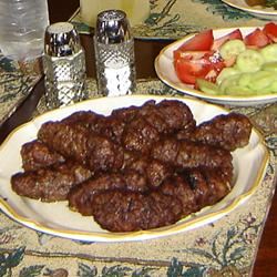 Romanian Grilled Minced Meat Rolls 