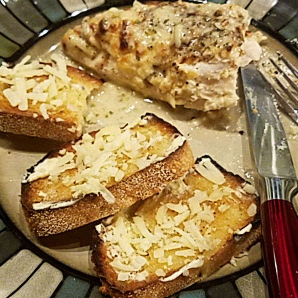 Creamy Baked Asiago Chicken Breasts 