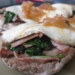 Barb's Supreme Curried Ham and Egg Stacks