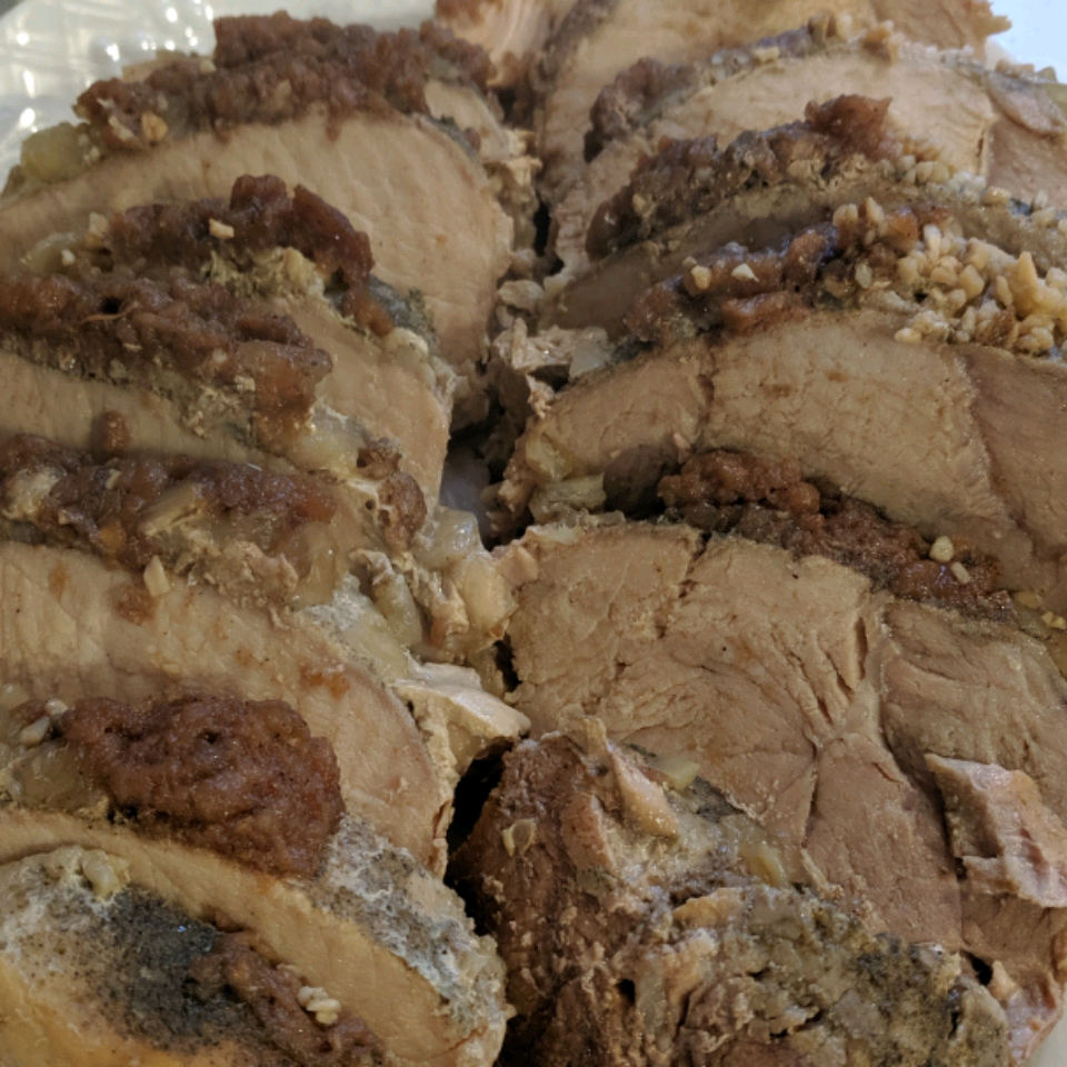 Slow Cooker Pork Loin with Apple Butter 