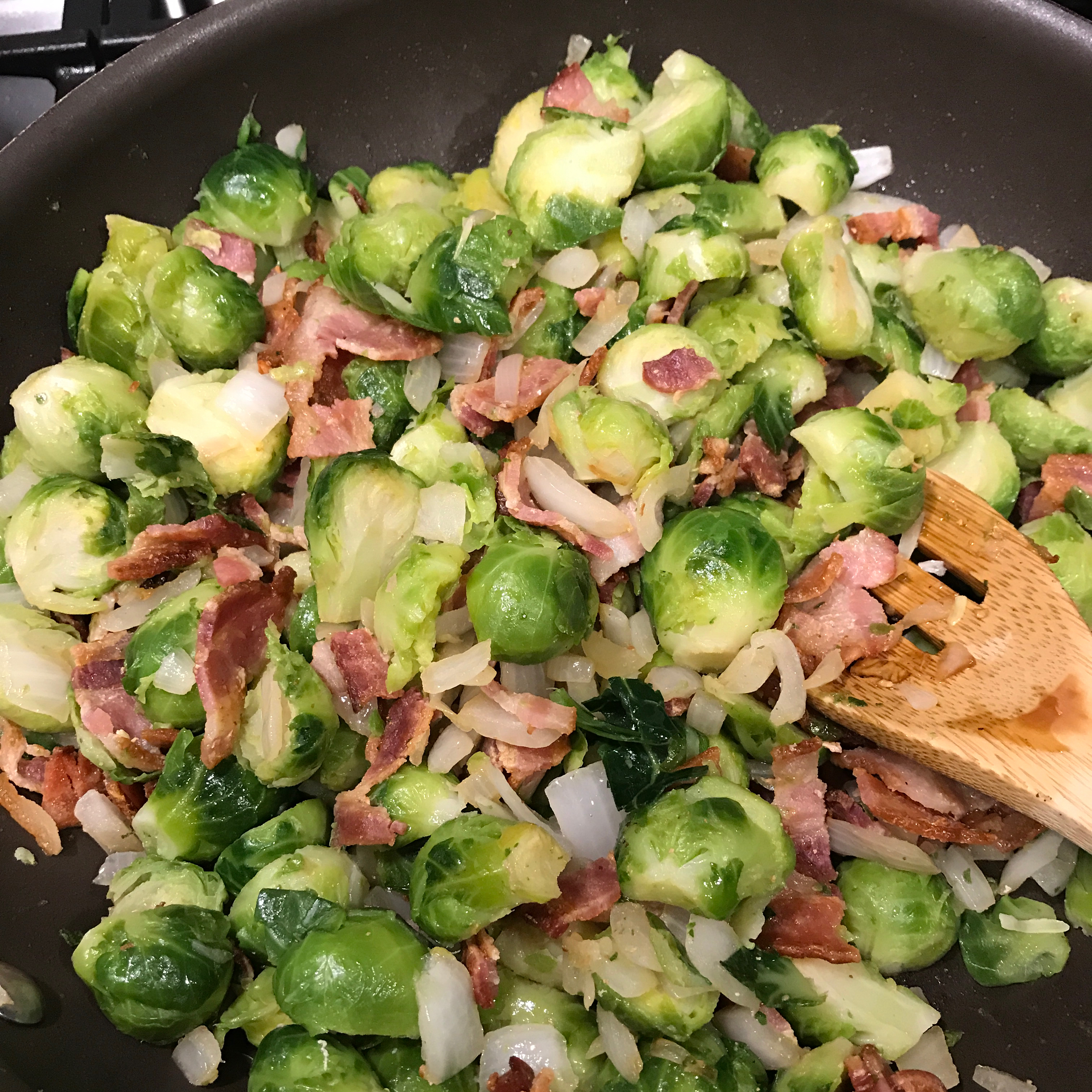 Quick Brussels and Bacon 