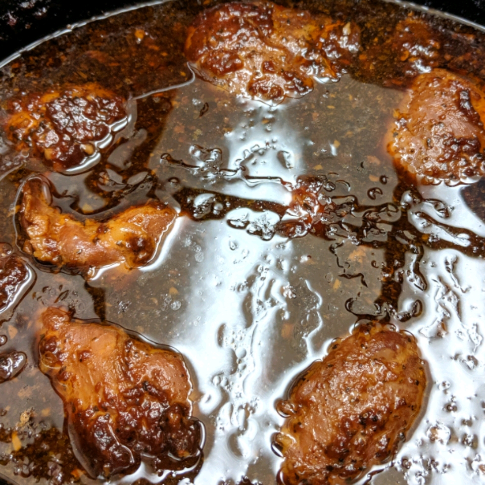 Honey-Garlic Slow Cooker Chicken Thighs 