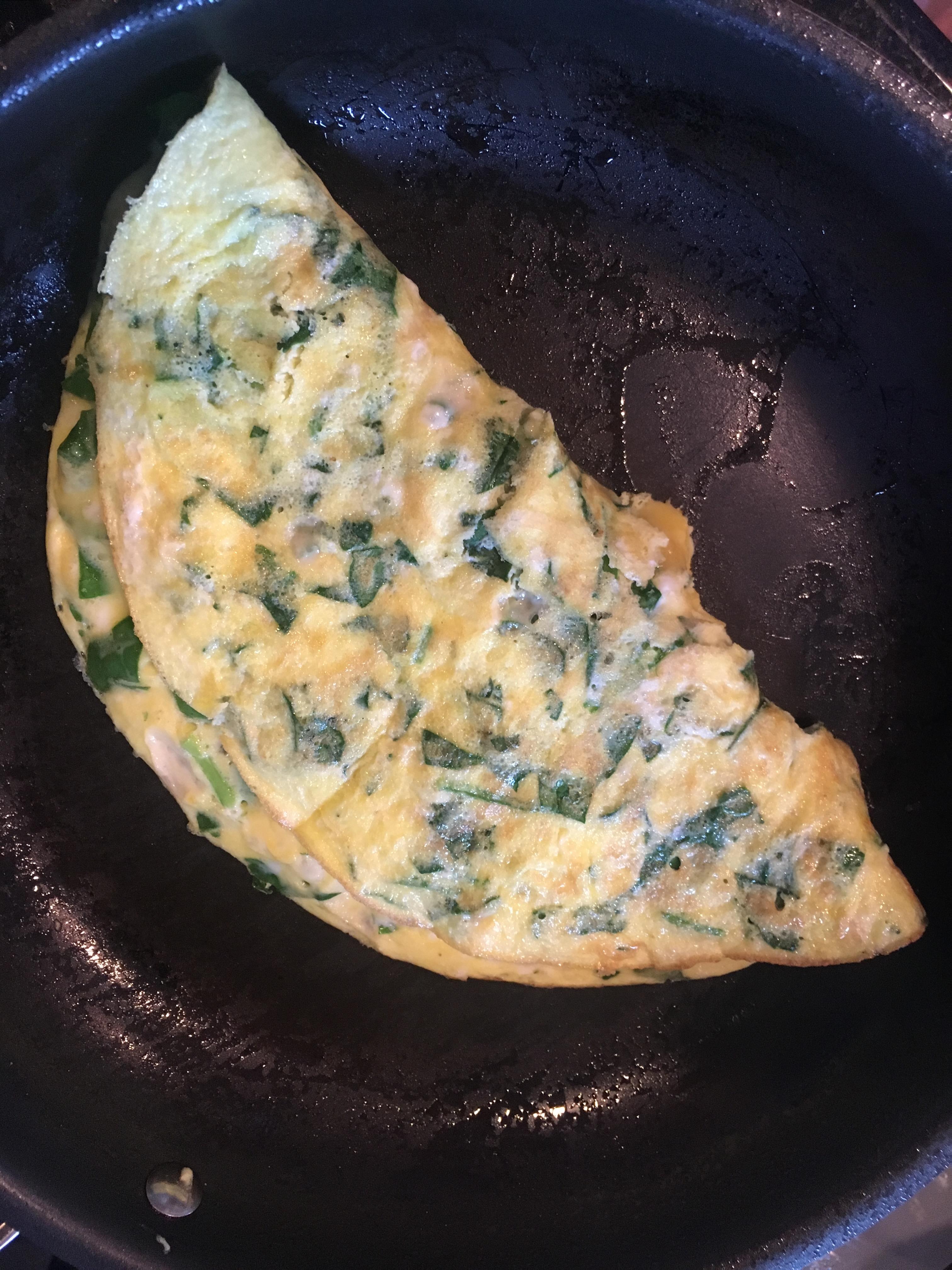 Baby Spinach Omelet 