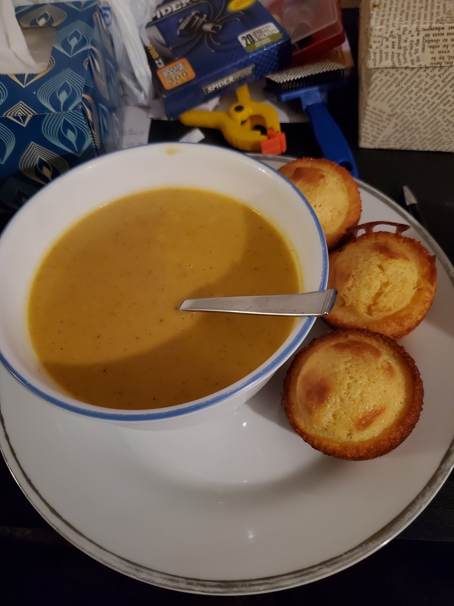 Roasted Acorn Squash Soup 
