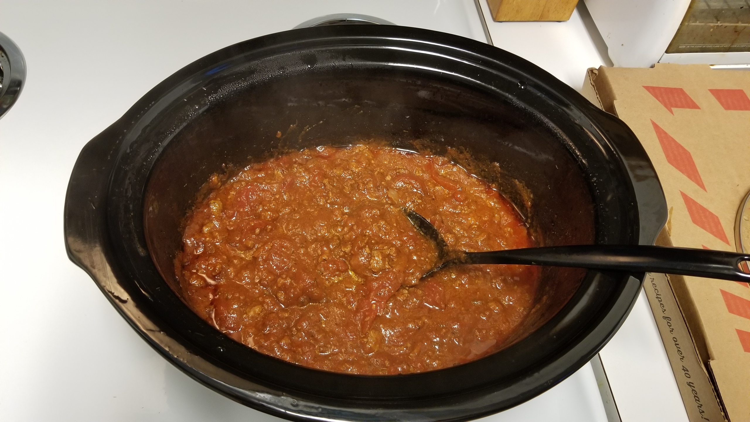 Meat-Lover's Slow Cooker Spaghetti Sauce James Taavon