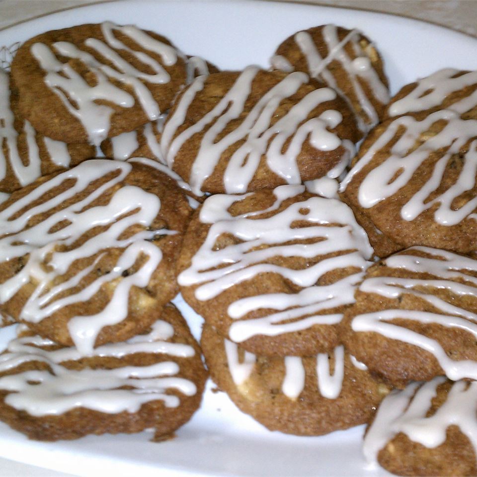 Glazed Apple Cookies 