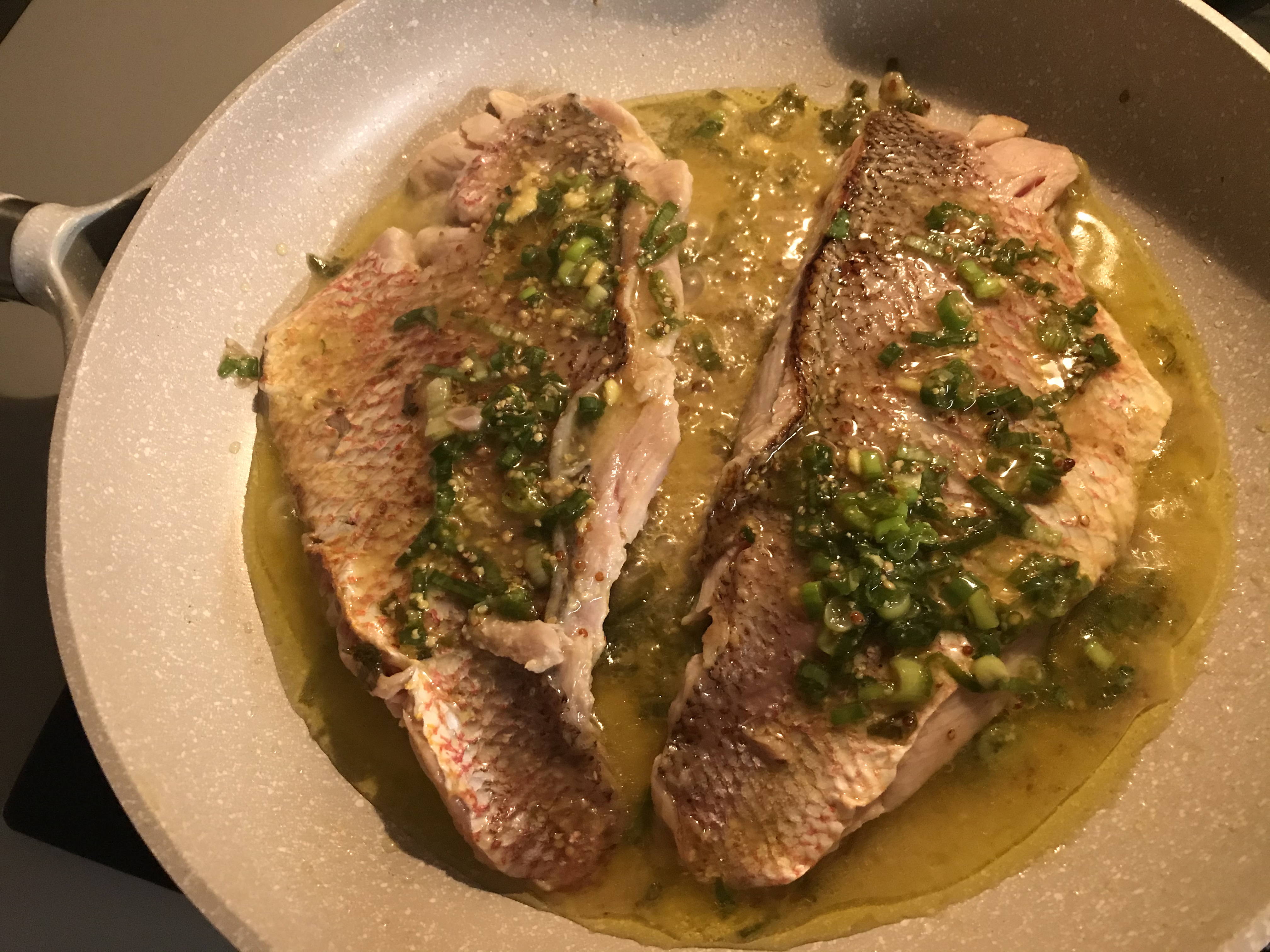 Pan Seared Red Snapper 