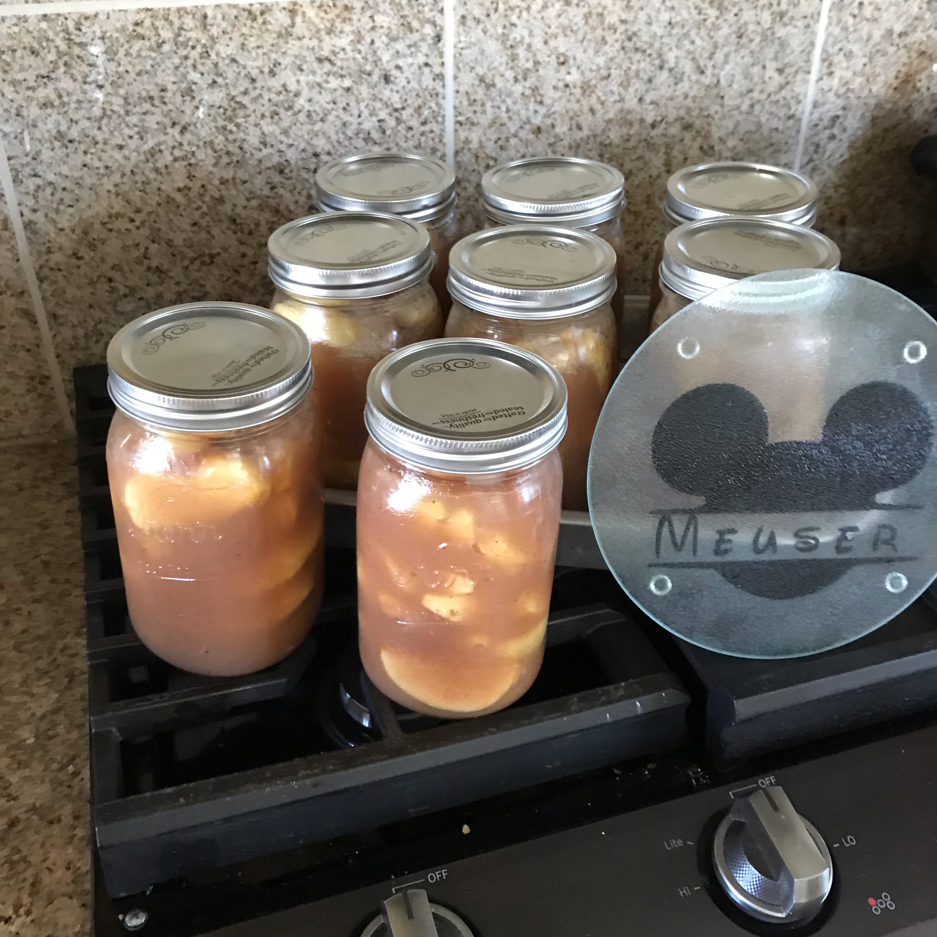 Canned Apple Pie Filling 