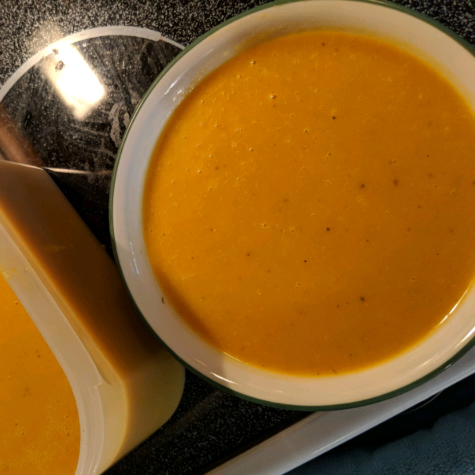 Curried Butternut Squash Soup 