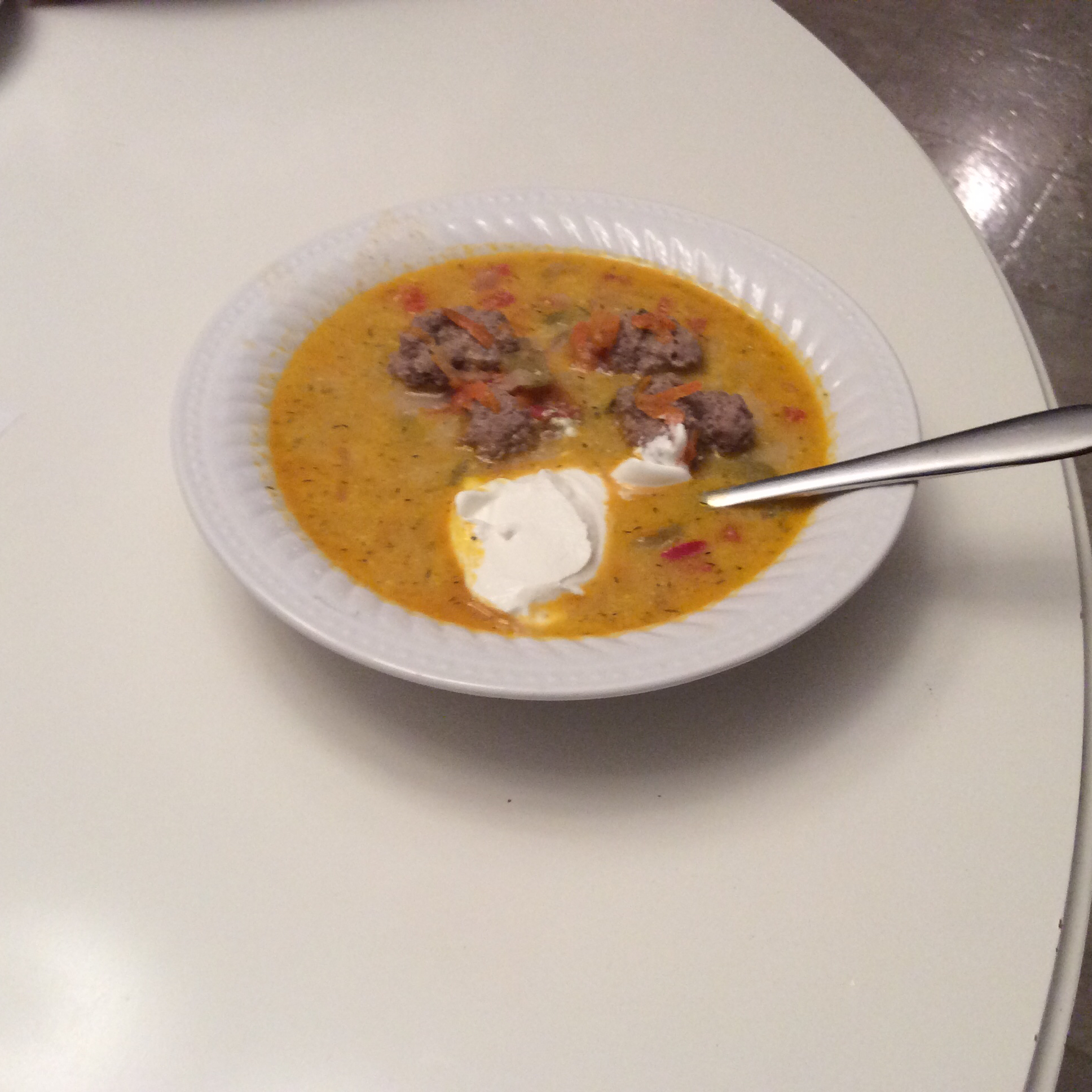 Romanian Meatball Sour Soup (Ciorba de Perisoare) 
