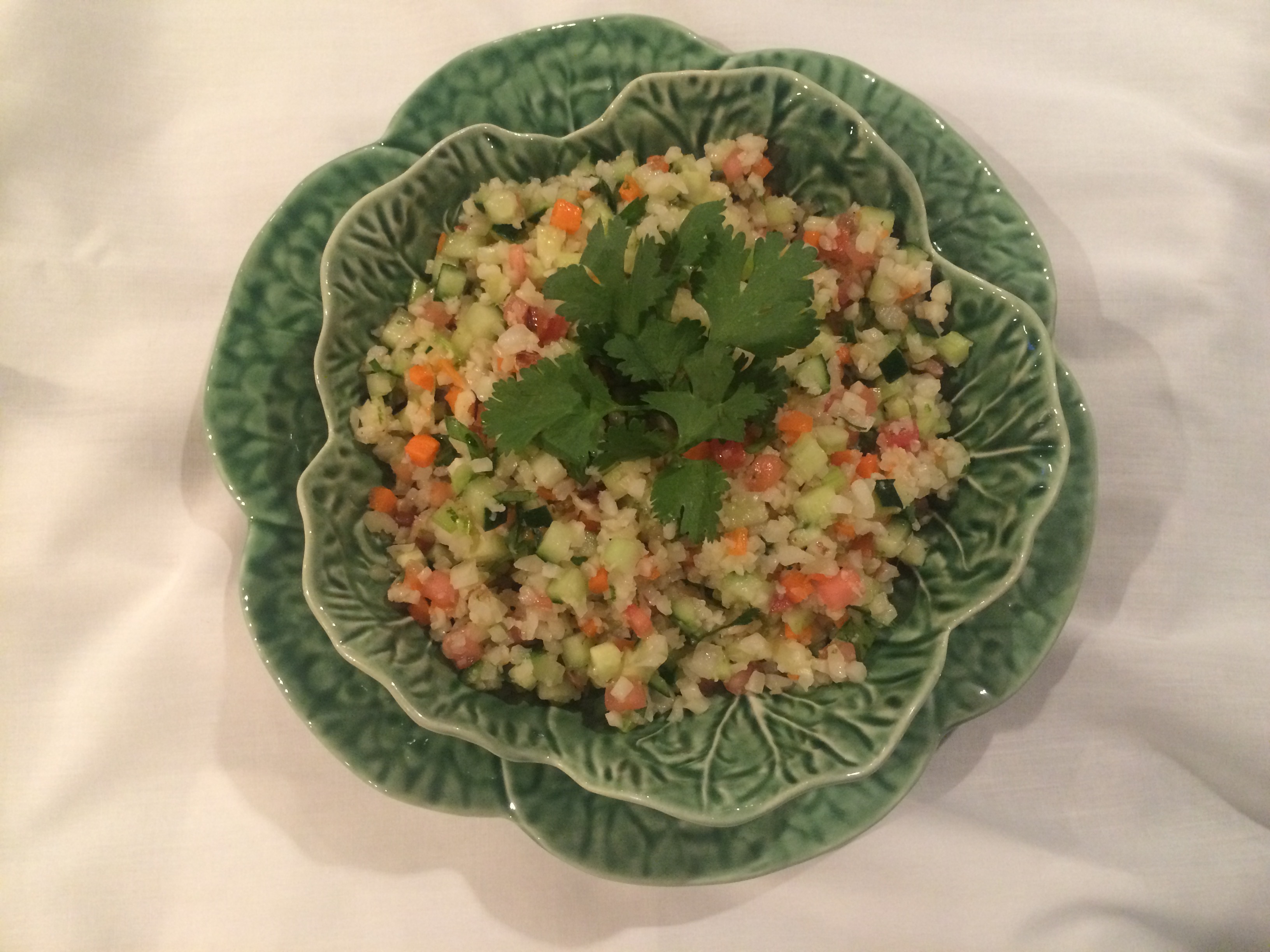 Cauliflower Rice Chopped Salad Bibi