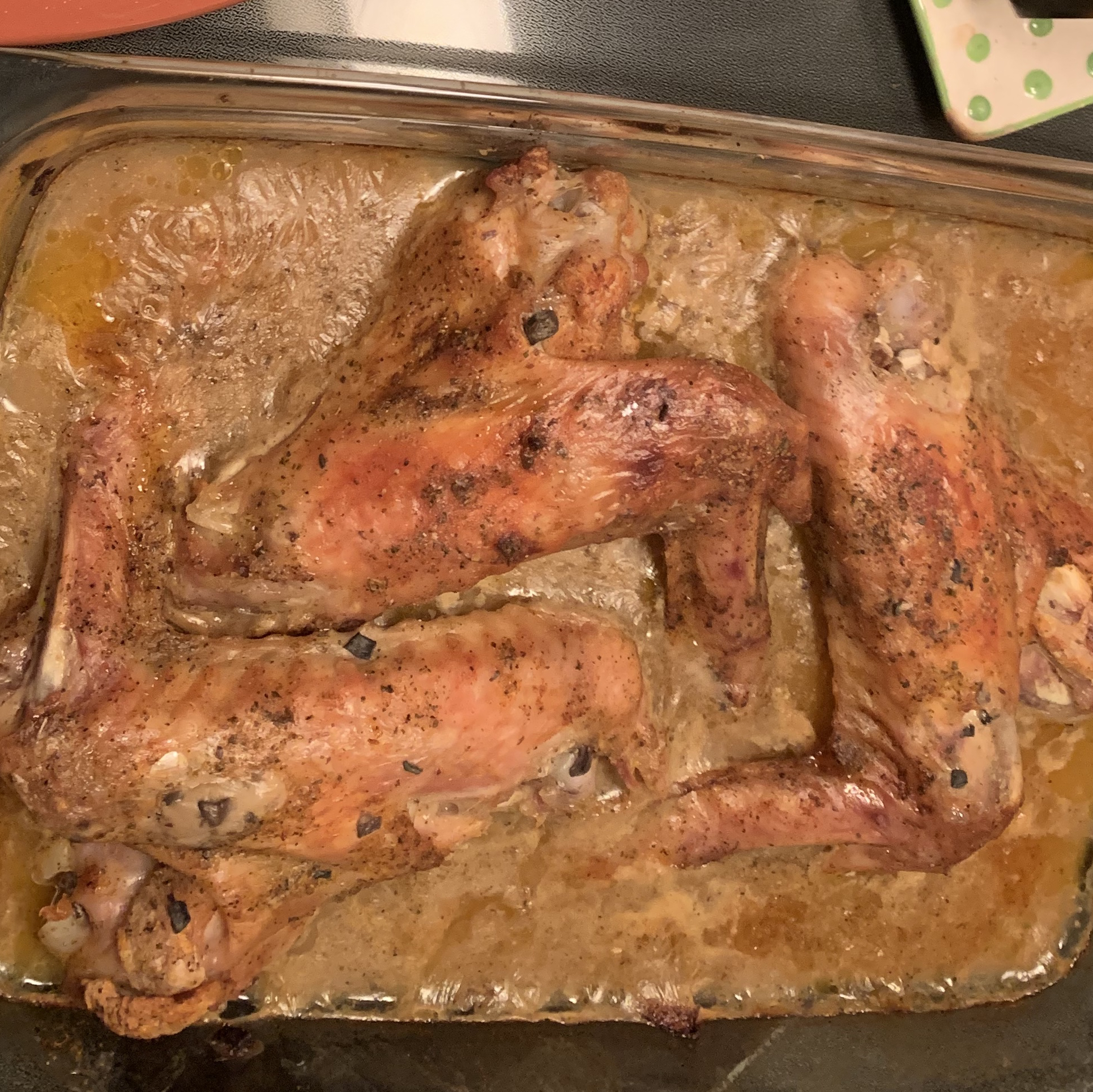 Easy Baked Turkey Wings 