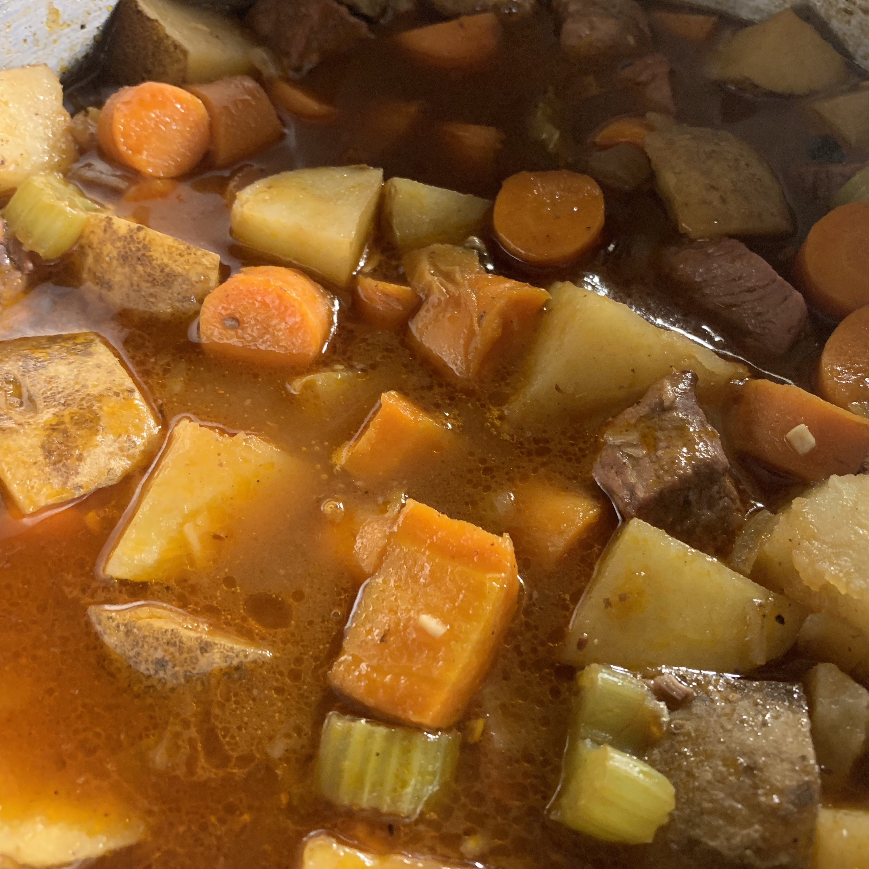 Roasted Vegetable and Beef Stew