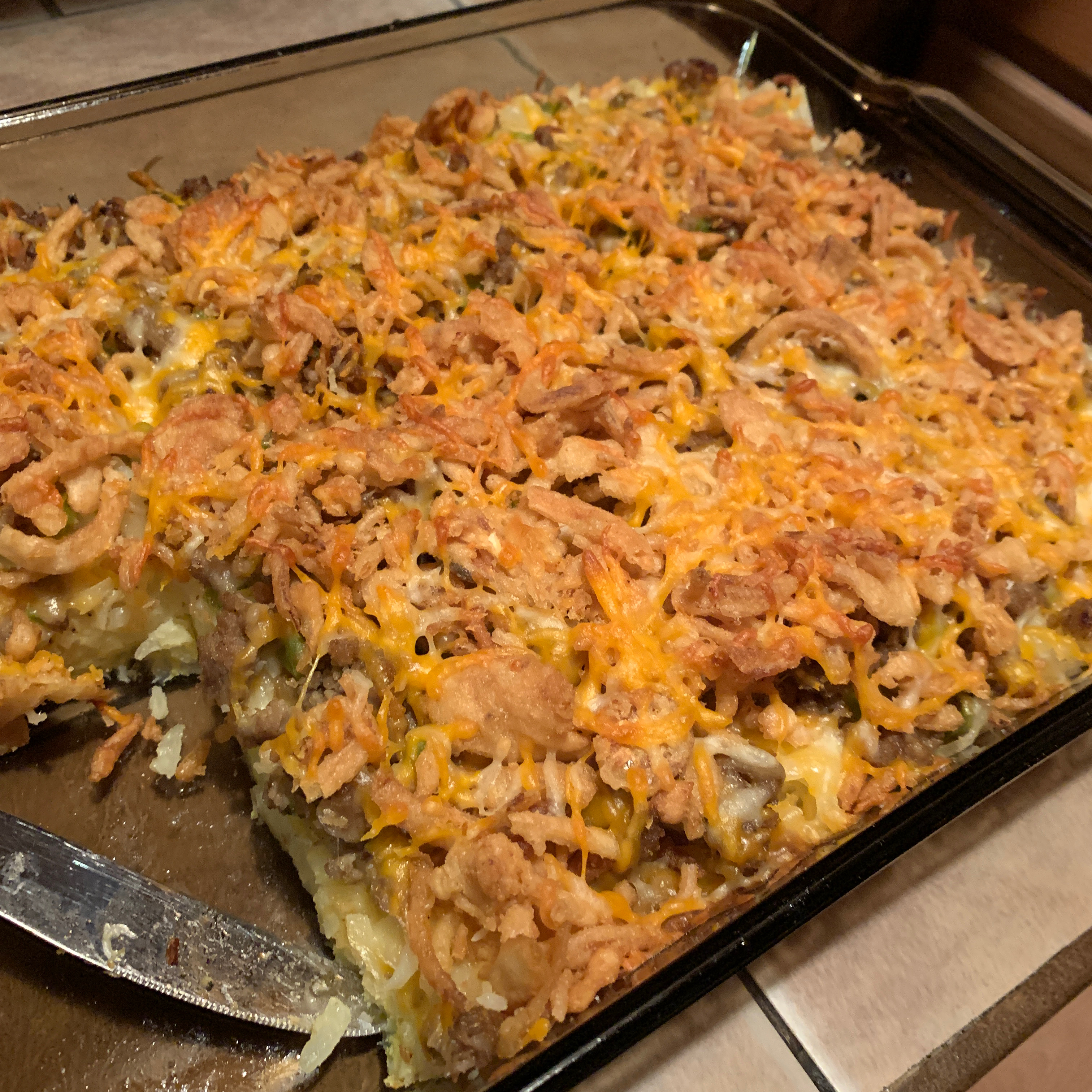 Hash Brown and Egg Casserole 