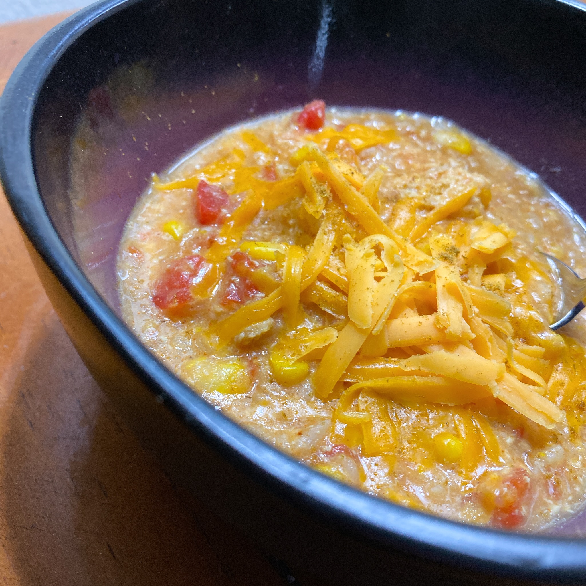 Instant Pot&reg; Chicken Taco Soup thedailygourmet