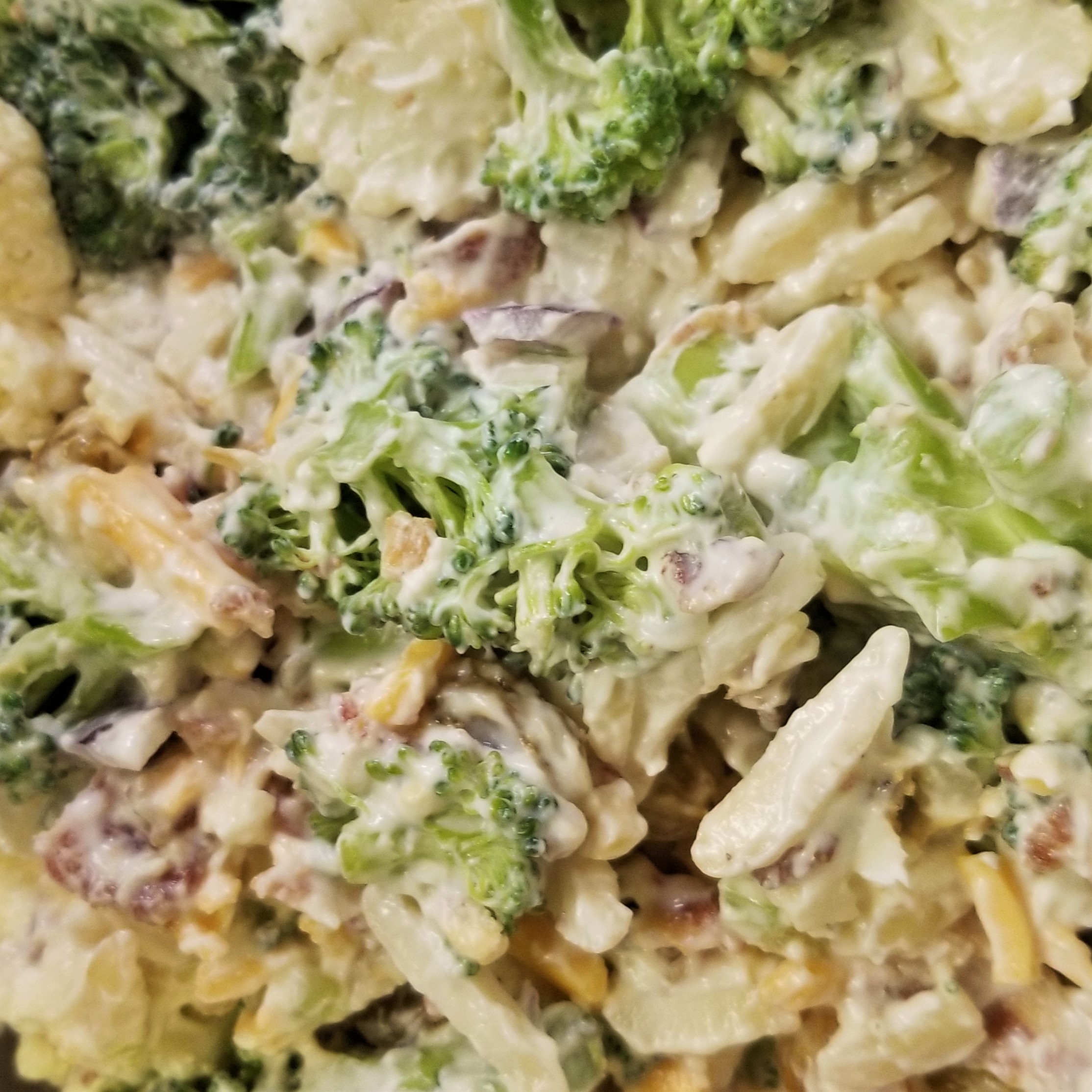 Southern Broccoli and Cauliflower Salad