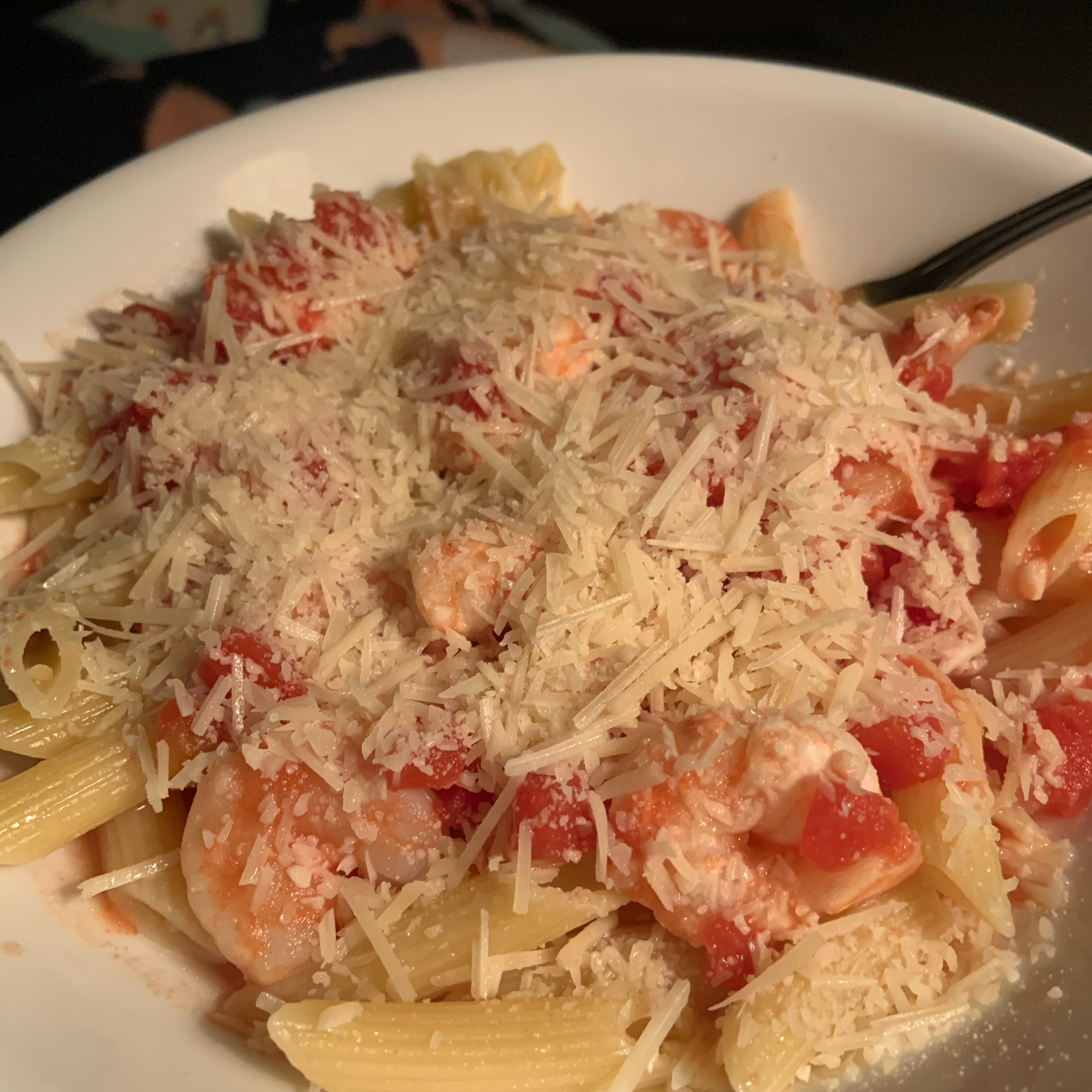 Penne with Shrimp 