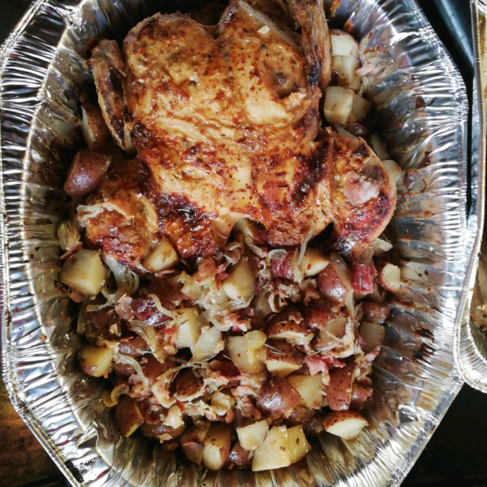 Rosemary-Roasted Chicken and Potatoes 