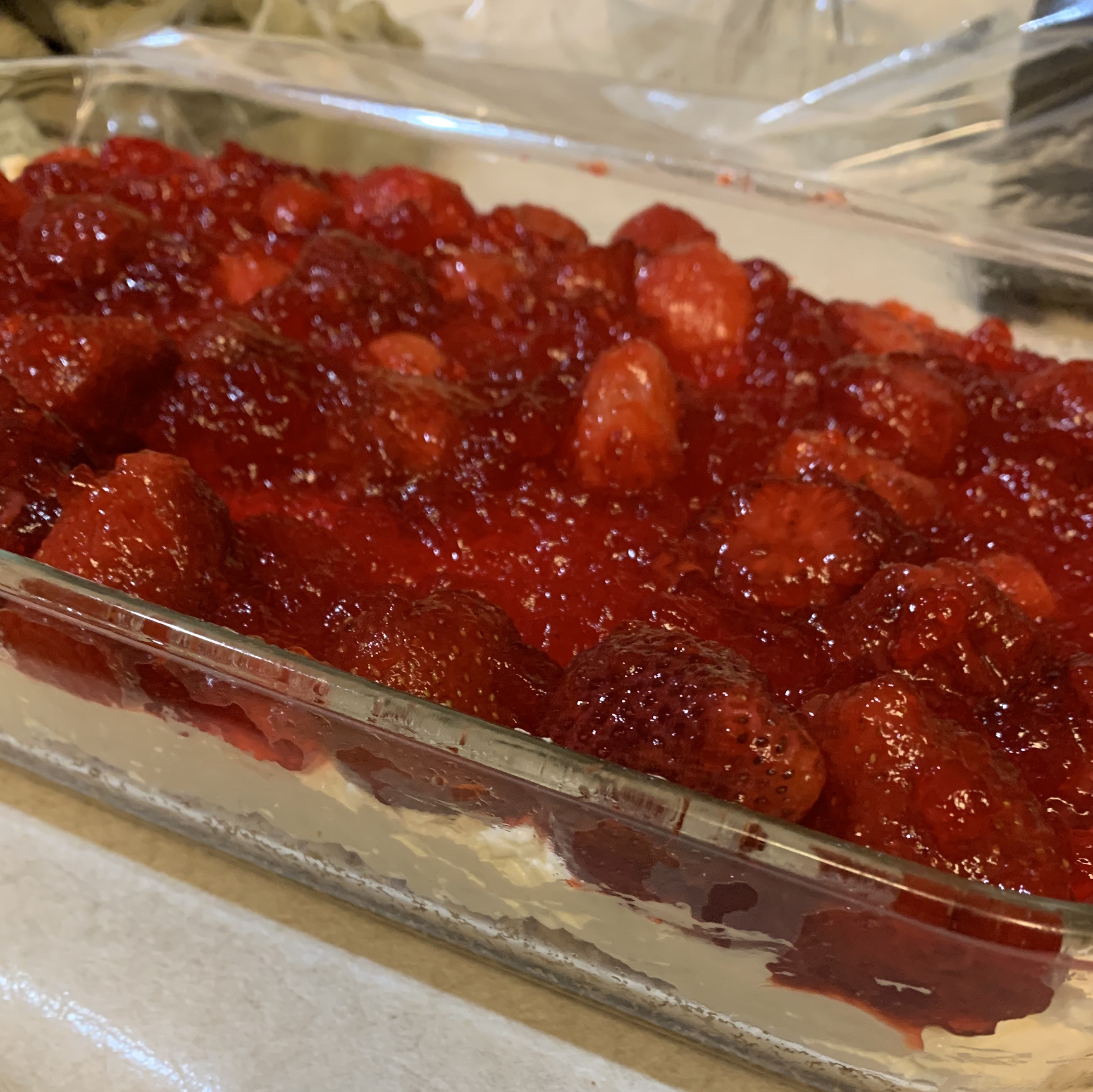Judy's Strawberry Pretzel Salad 